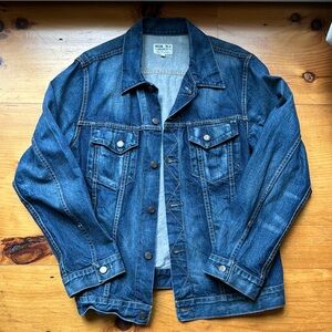 Imogene and Willie Wilkins denim jacket mens L washed indigo pristine condition